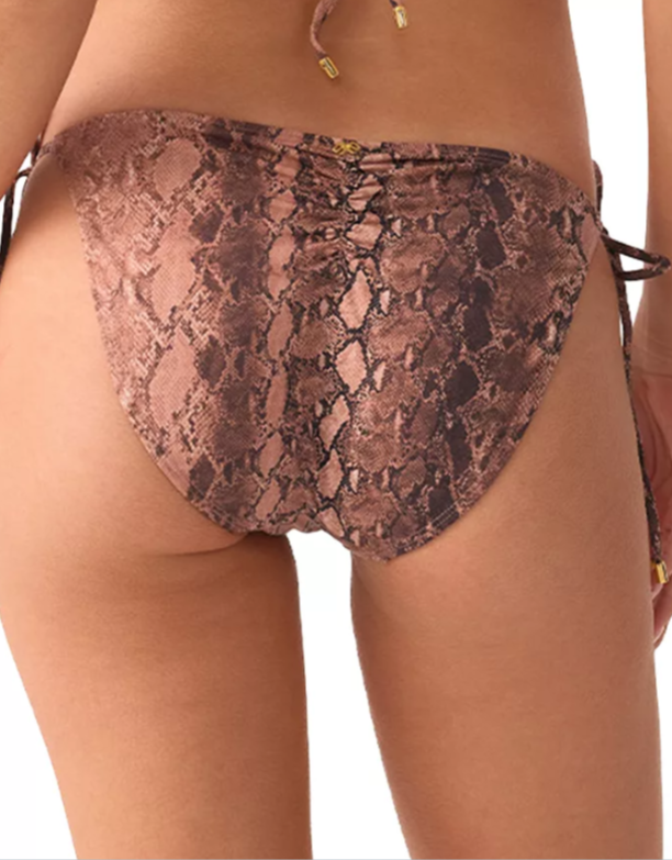 PQ Swim Paige Triangle Bikini Top & Tie Side Swim Bottom MSRP $172
