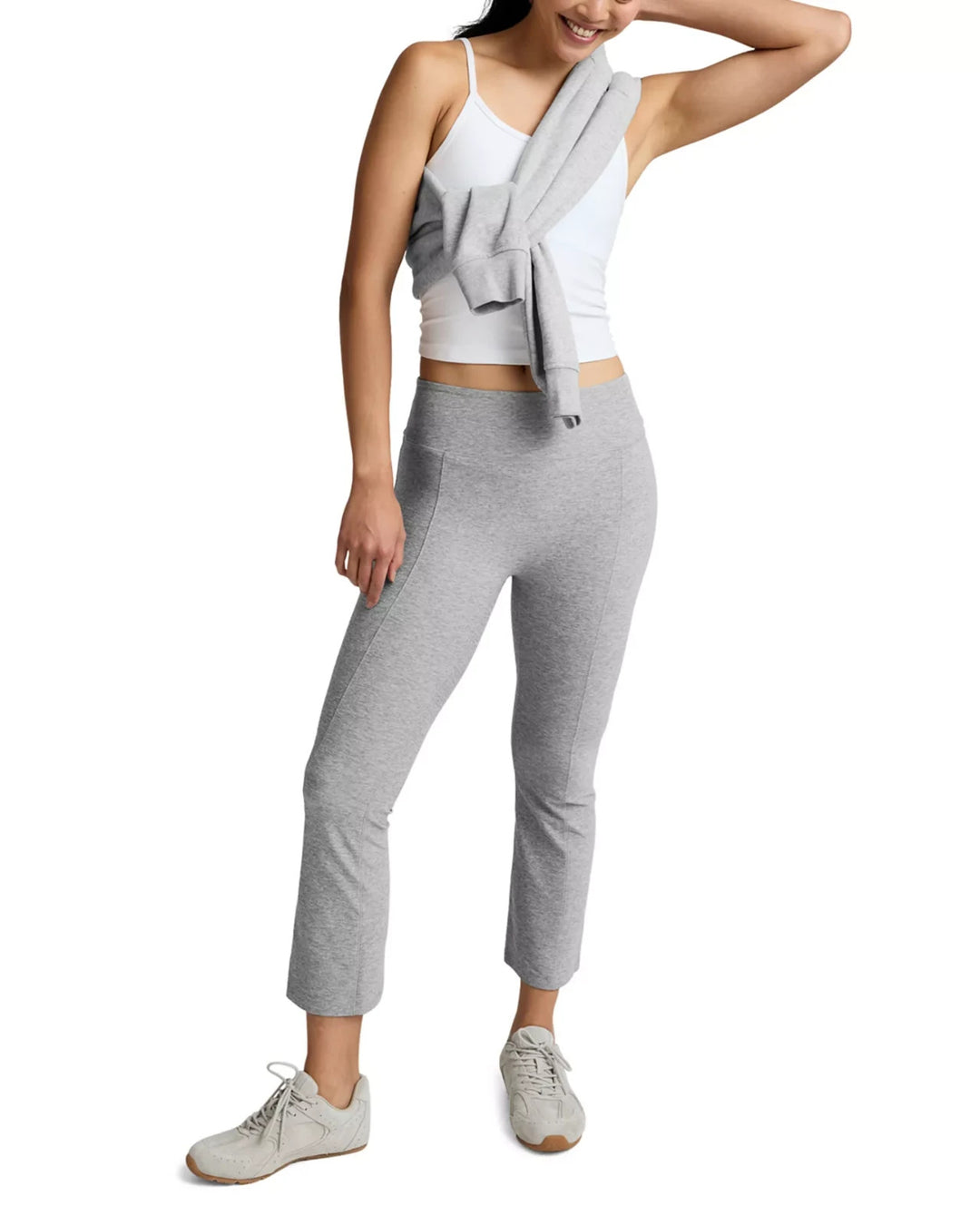 Beyond Yoga Spacedye Pintuck Kick Flare High Waisted Pants MSRP $118