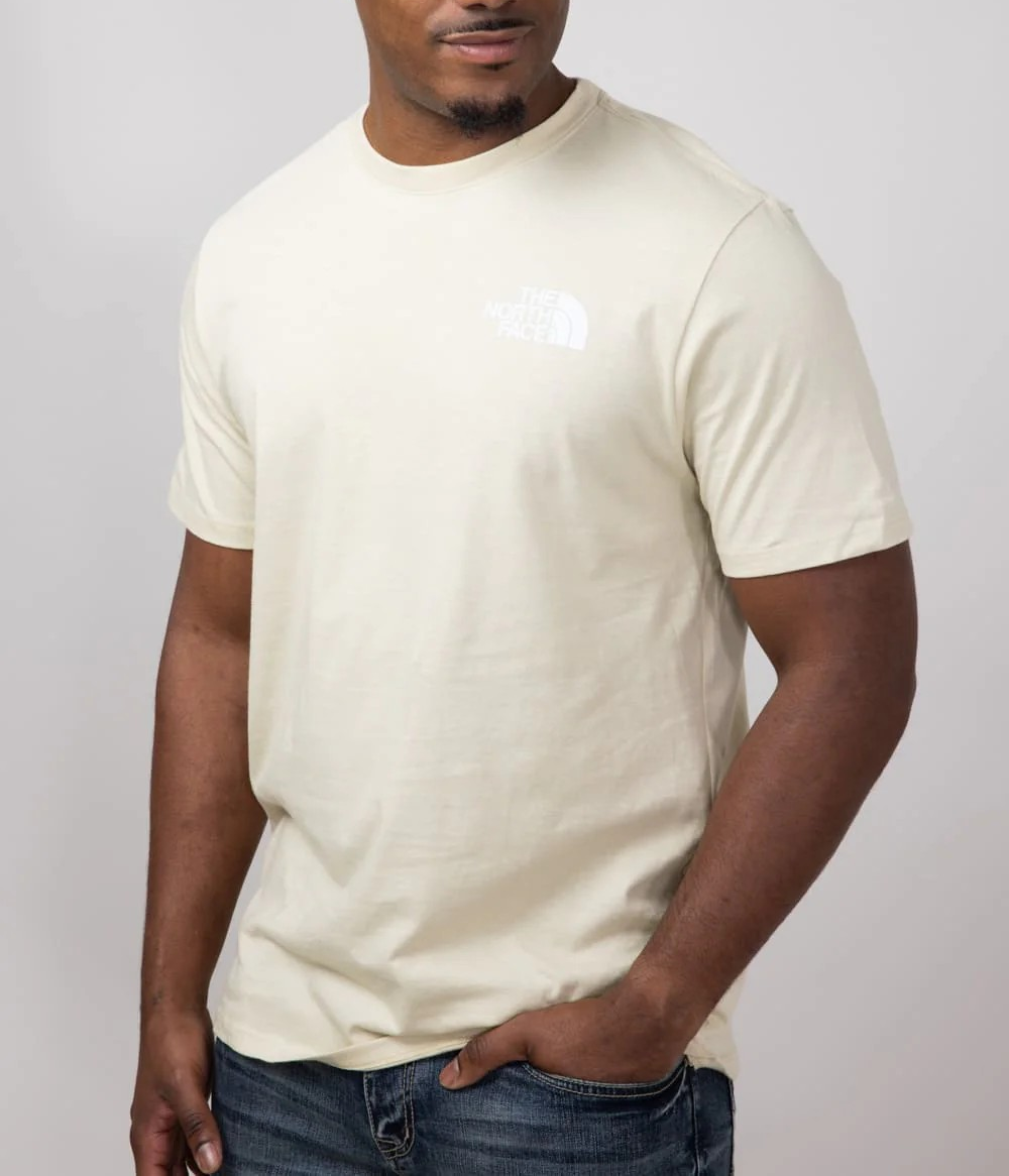 The North Face Men's Box Logo Crewneck Short-Sleeve T-Shirt MSRP $30