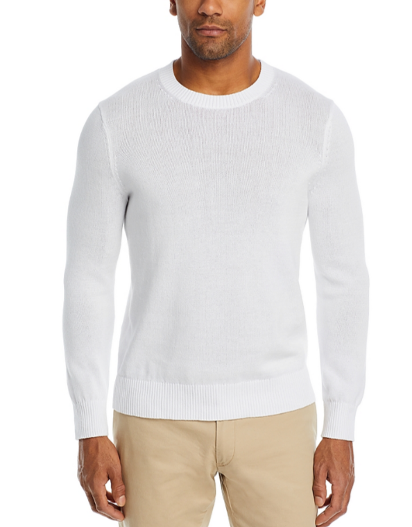 The Men's Store Cotton Crewneck Sweater MSRP $98