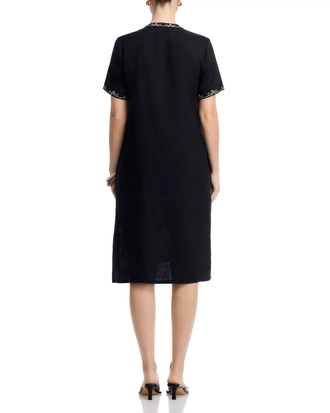 Johnny Was Henley Midi Dress MSRP $270