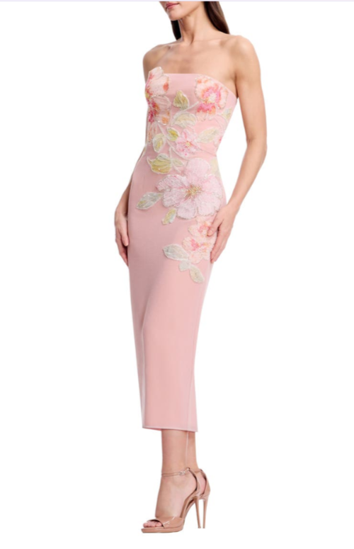 Dress the Population Viviana Strapless Dress MSRP $398
