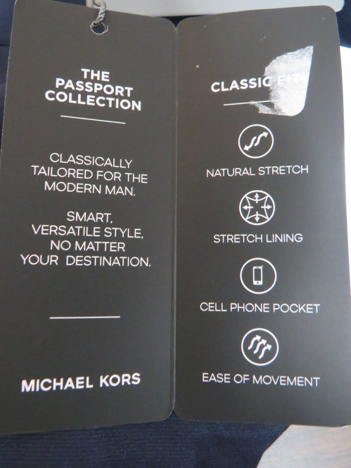 Michael Kors Classic-Fit Wool-Blend Stretch Solid Suit Jacket MSRP $450