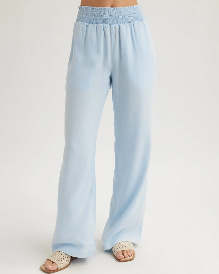 Bella Dahl Smocked Wide Leg Pants MSRP $150