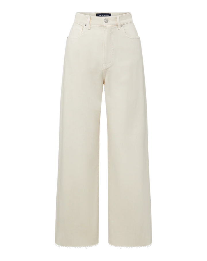 Veronica Beard Taylor Cropped Wide-Leg Jean MSRP $268