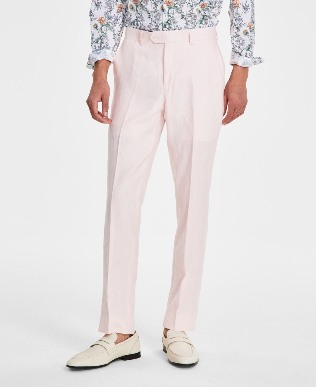 Bar III Slim-Fit Linen Suit Pants MSRP $135