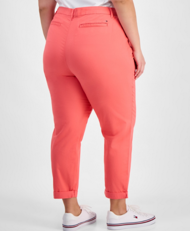 Tommy Hilfiger TH Flex Plus Size Hampton Chino Pants MSRP $84