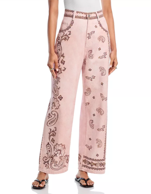 Alémais Akia High Rise Straight Jeans MSRP $390