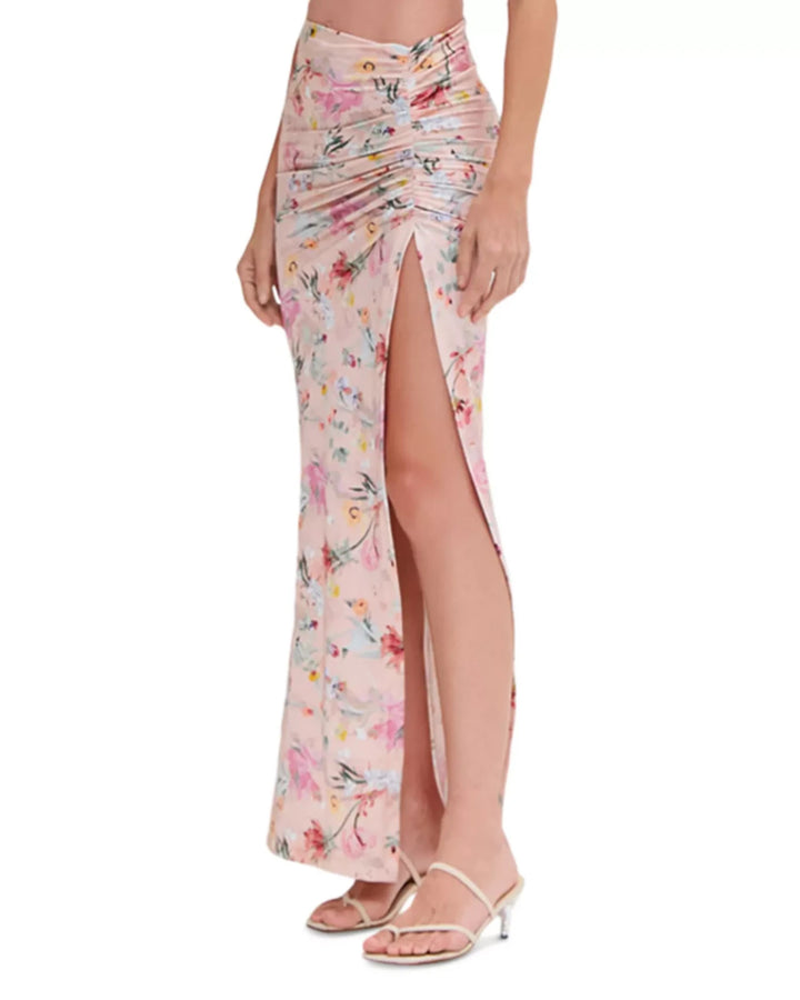 PatBO Lily Flower Beach Cover-Up Skirt MSRP $395