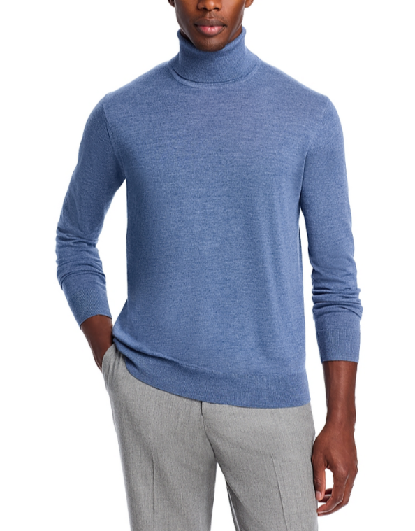 The Men Store Zegna Baruffa Merino Wool Turtleneck MSRP $168