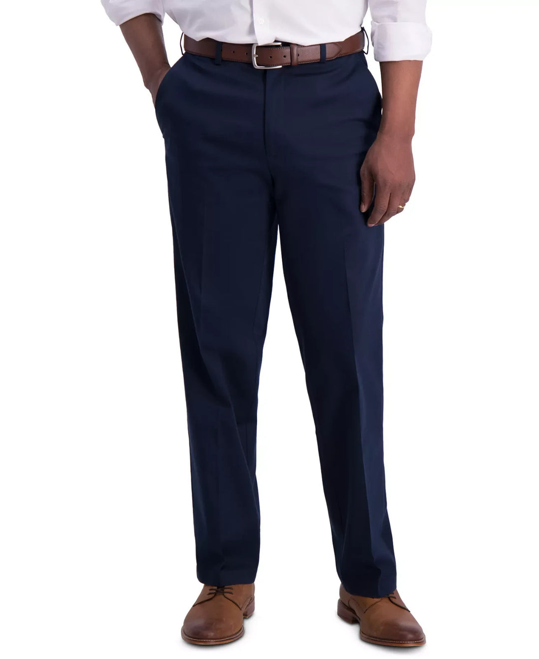 Haggar Men's Classic-Fit Flat-Front Dress Pants  MSRP $70