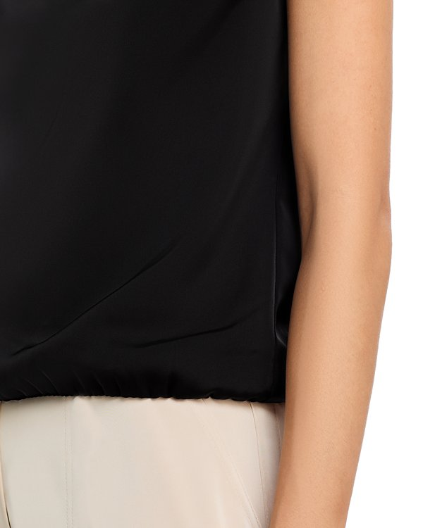 AQUA Smocked Shoulder Top MSRP $58