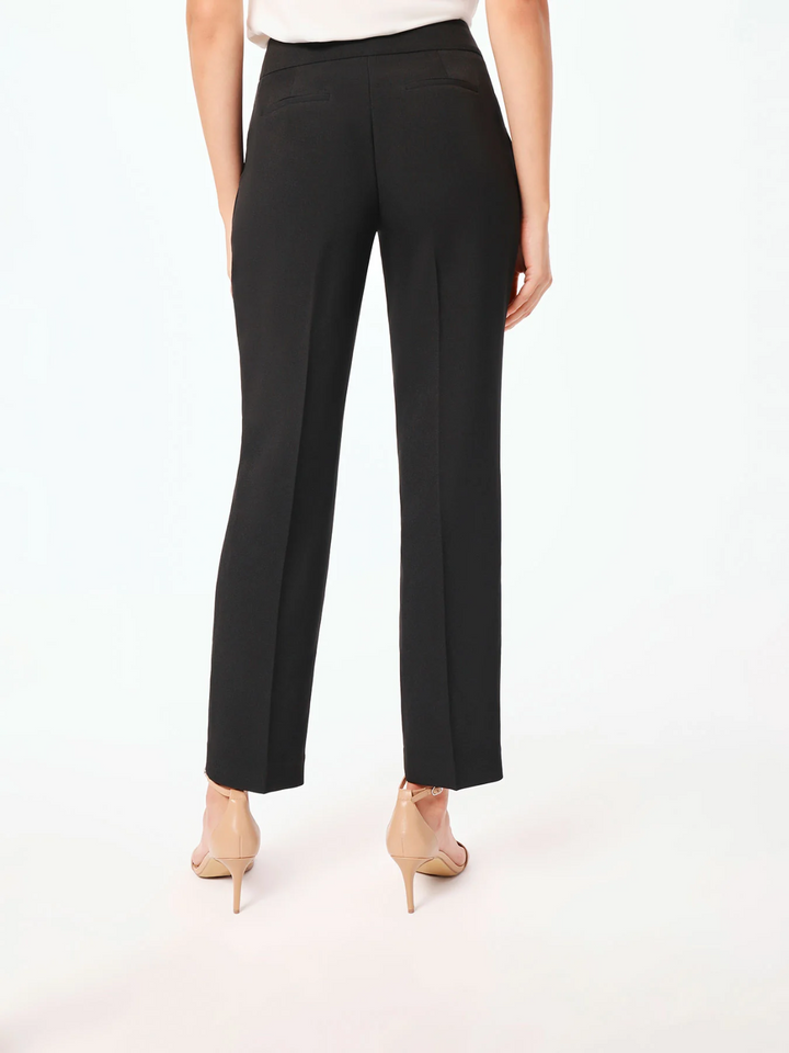 Kasper Stretch-Crepe Straight-Leg Pants MSRP $79