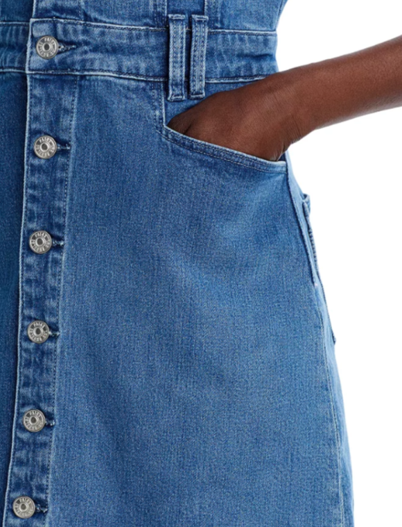 PAIGE Jaxsyn Denim Dress MSRP $259