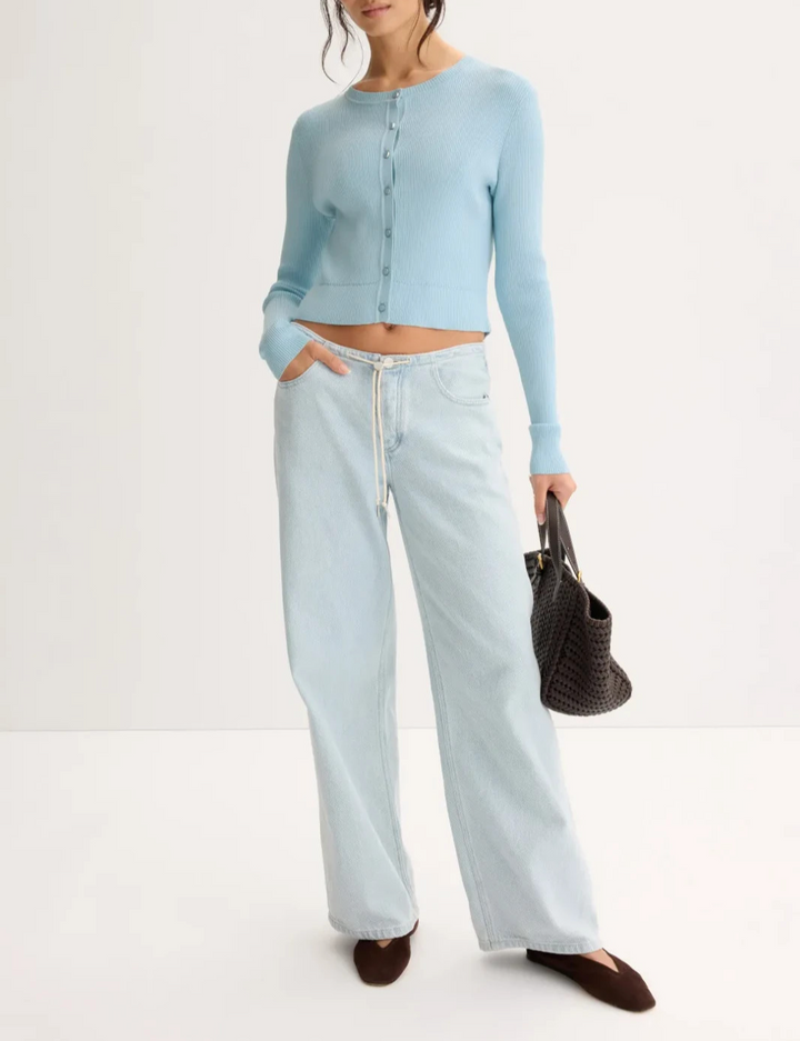 Toccin Zoe Classic Cropped Cardigan MSRP $295