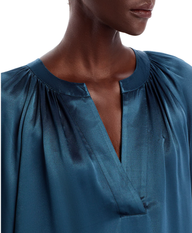 Rails Wynna Satin Shirt MSRP $228