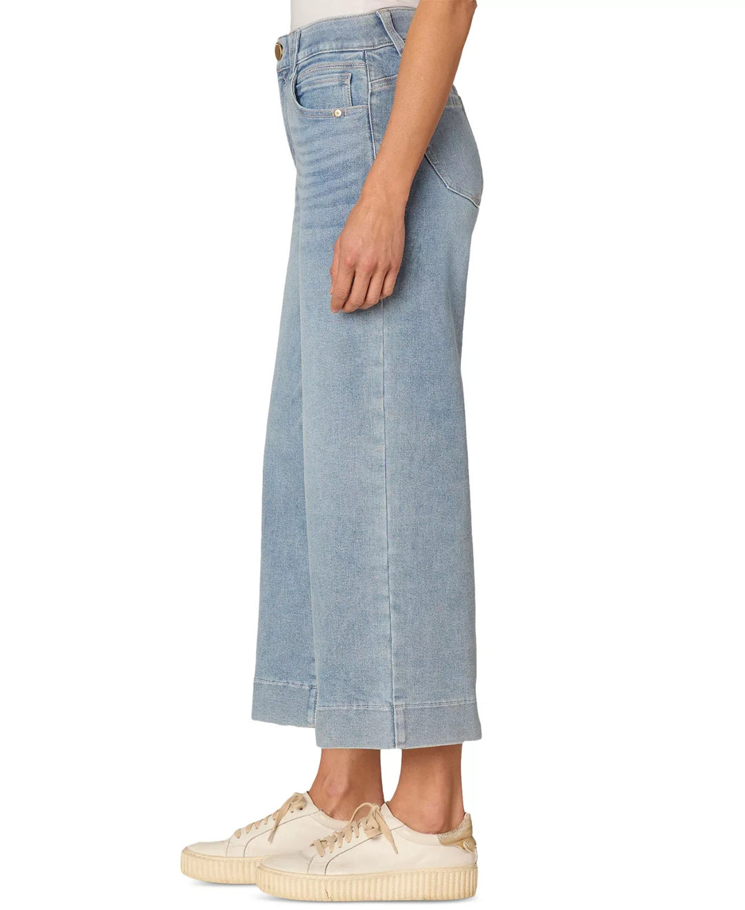 Democracy Petite High-Rise Cropped Wide-Leg Jeans MSRP $78