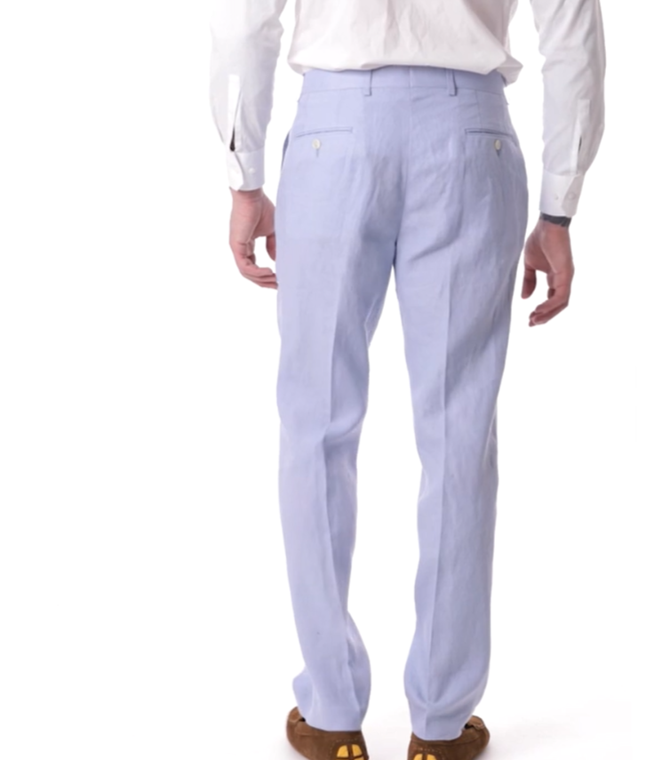 LAUREN Ralph Lauren UltraFlex Classic-Fit Linen Pants MSRP $125
