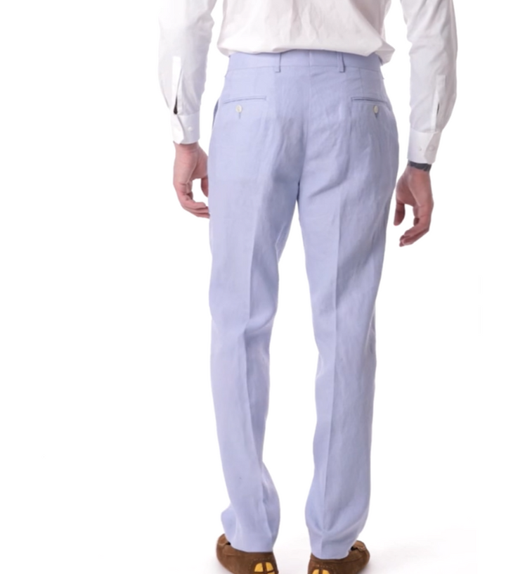 LAUREN Ralph Lauren UltraFlex Classic-Fit Linen Pants MSRP $125