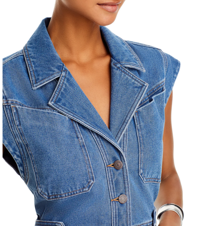 Veronica Beard Jax Denim Dress MSRP $398