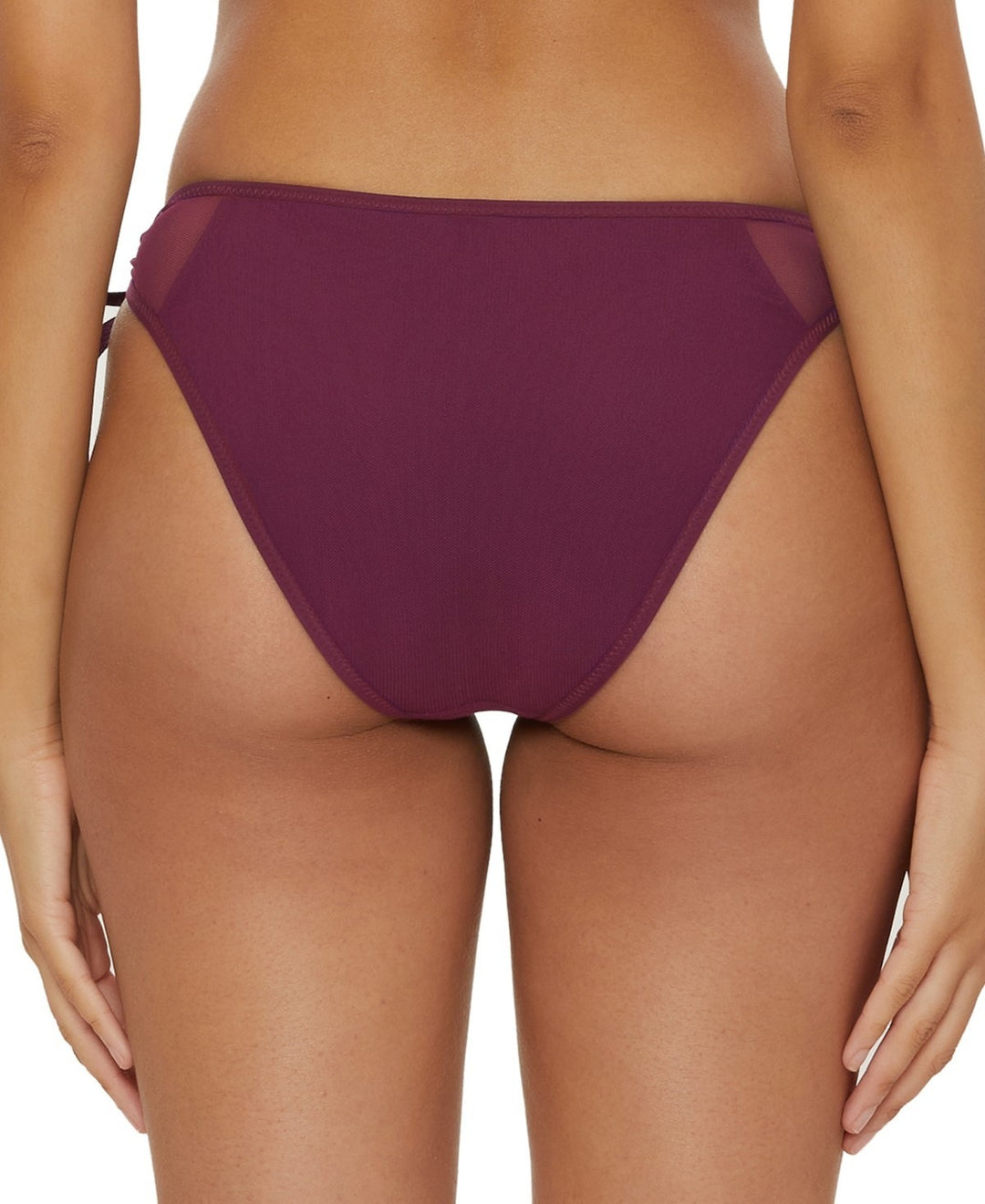 Becca Muse Mesh-Inset Side-Tie Bikini Bottoms MSRP $68