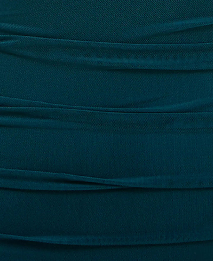 City Studios Juniors' Balloon-Sleeve Ruched Bodycon Dress MSRP $49