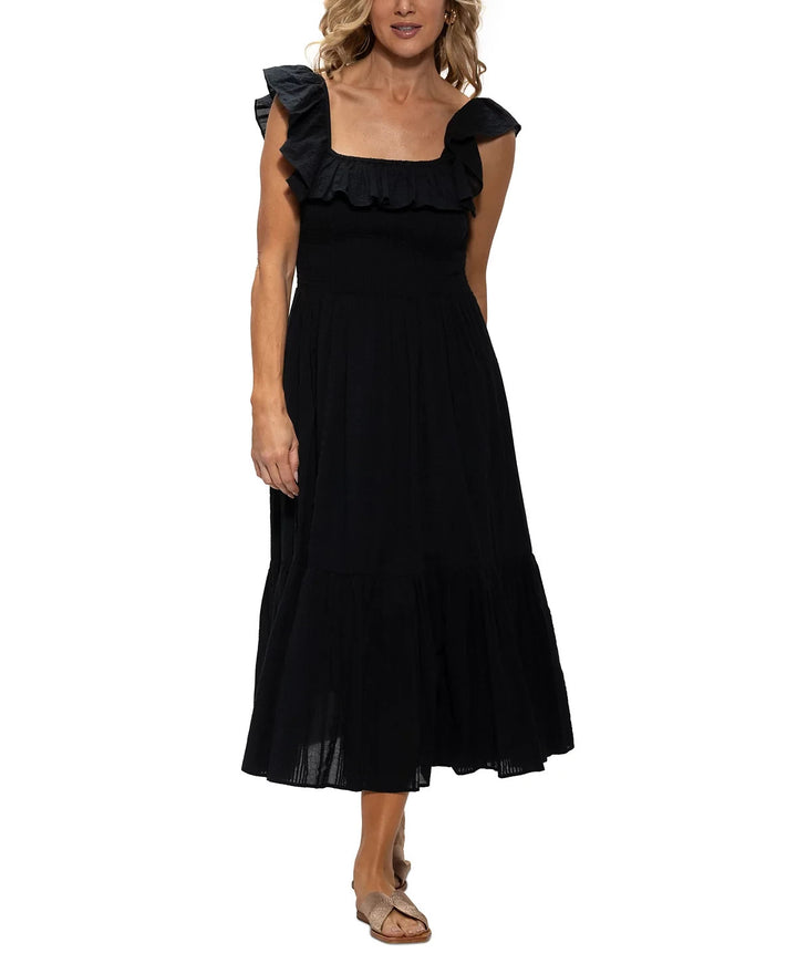 Dotti Cotton On/Off-The-Shoulder Cover-Up Dress MSRP $62