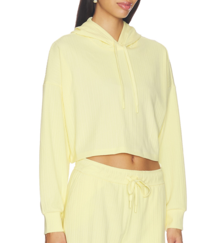 Beyond Yoga Breathe Easy Ribbed Hoodie MSRP $98