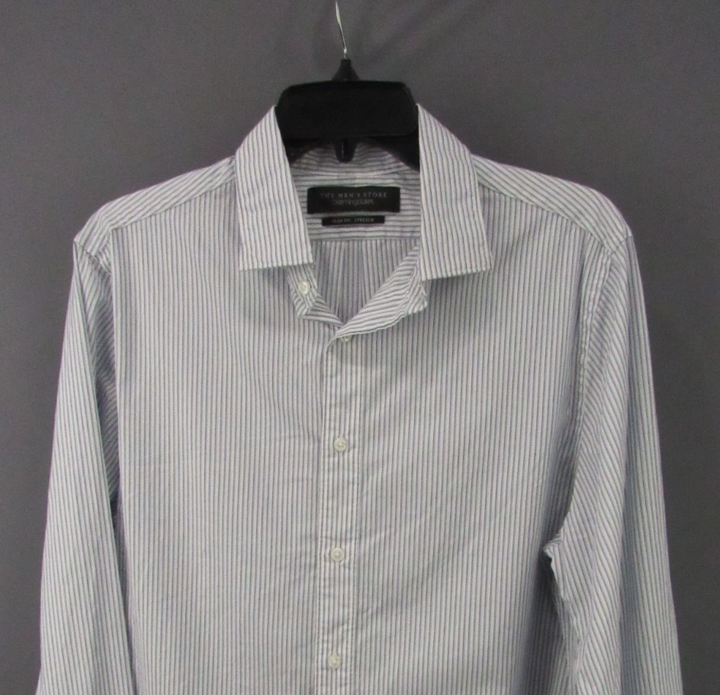 The Men's Store Stretch Slim Fit Button-Down Shirt $98