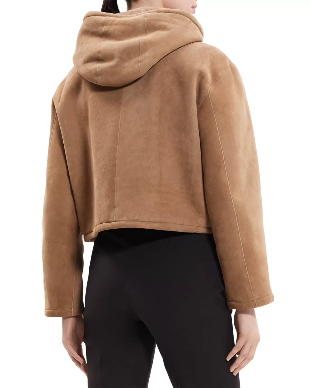 Theory Shearling Reversible Cropped Parka MSRP $2195