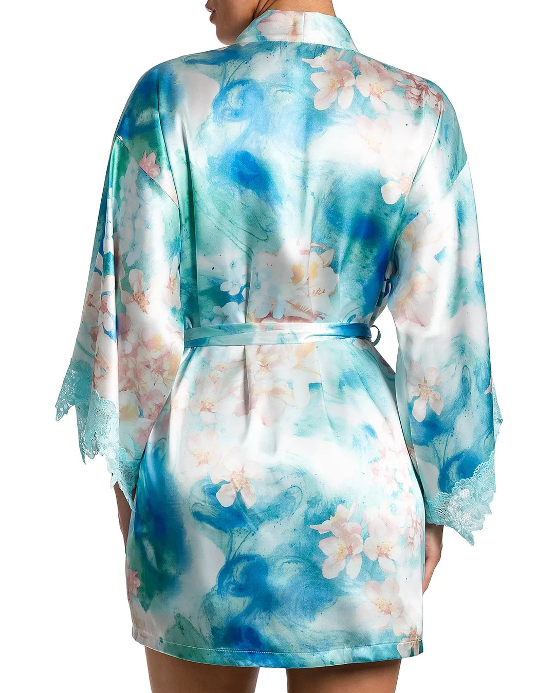 In Bloom by Jonquil Casablanca Satin Wrap Robe MSRP $60