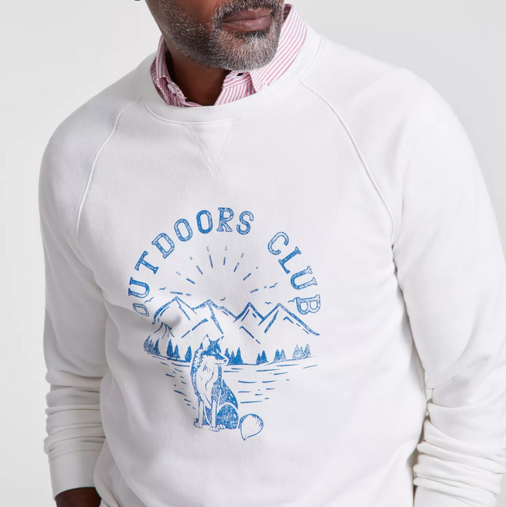 Club Room Men's Outdoors Club Regular-Fit Printed Sweatshirt MSRP $65