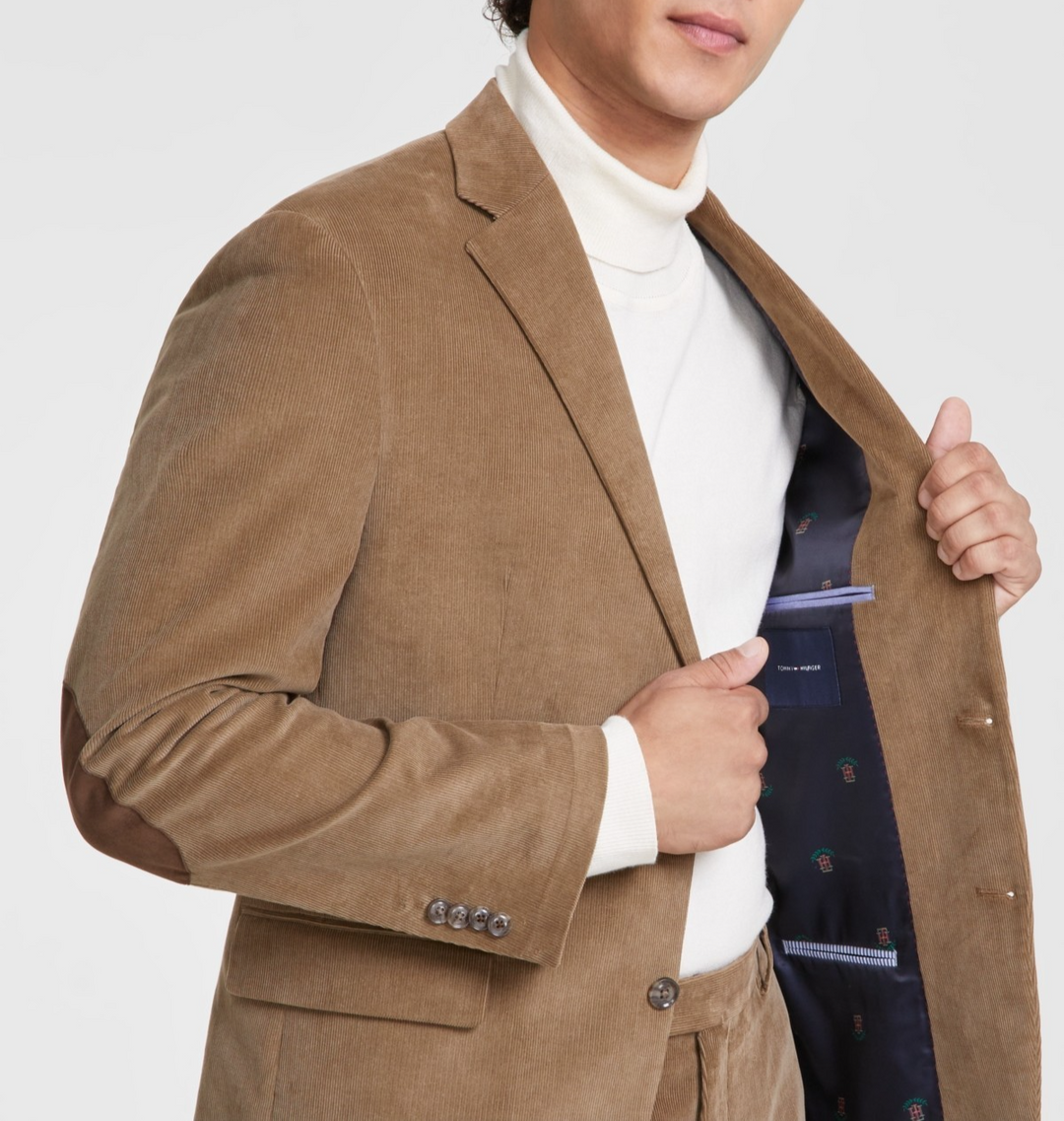 Tommy Hilfiger Men's Modern-Fit Corduroy Sport Coat Size 38S MSRP $295