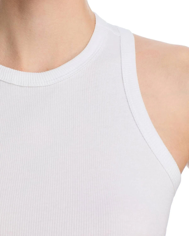 AQUA Athletic Rosie Cropped Racerback Tank MSRP $38