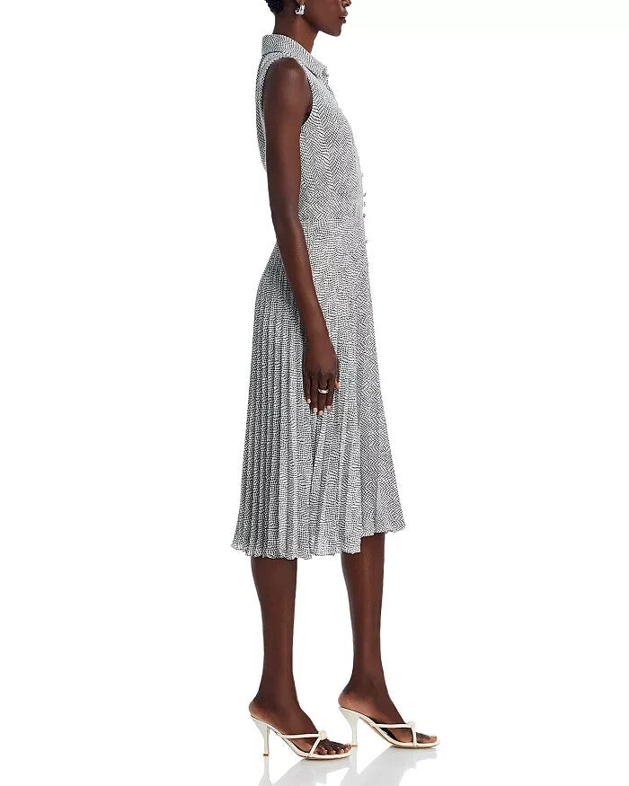 T Tahari Sleeveless Button Down Midi Dress MSRP $138 Size 10