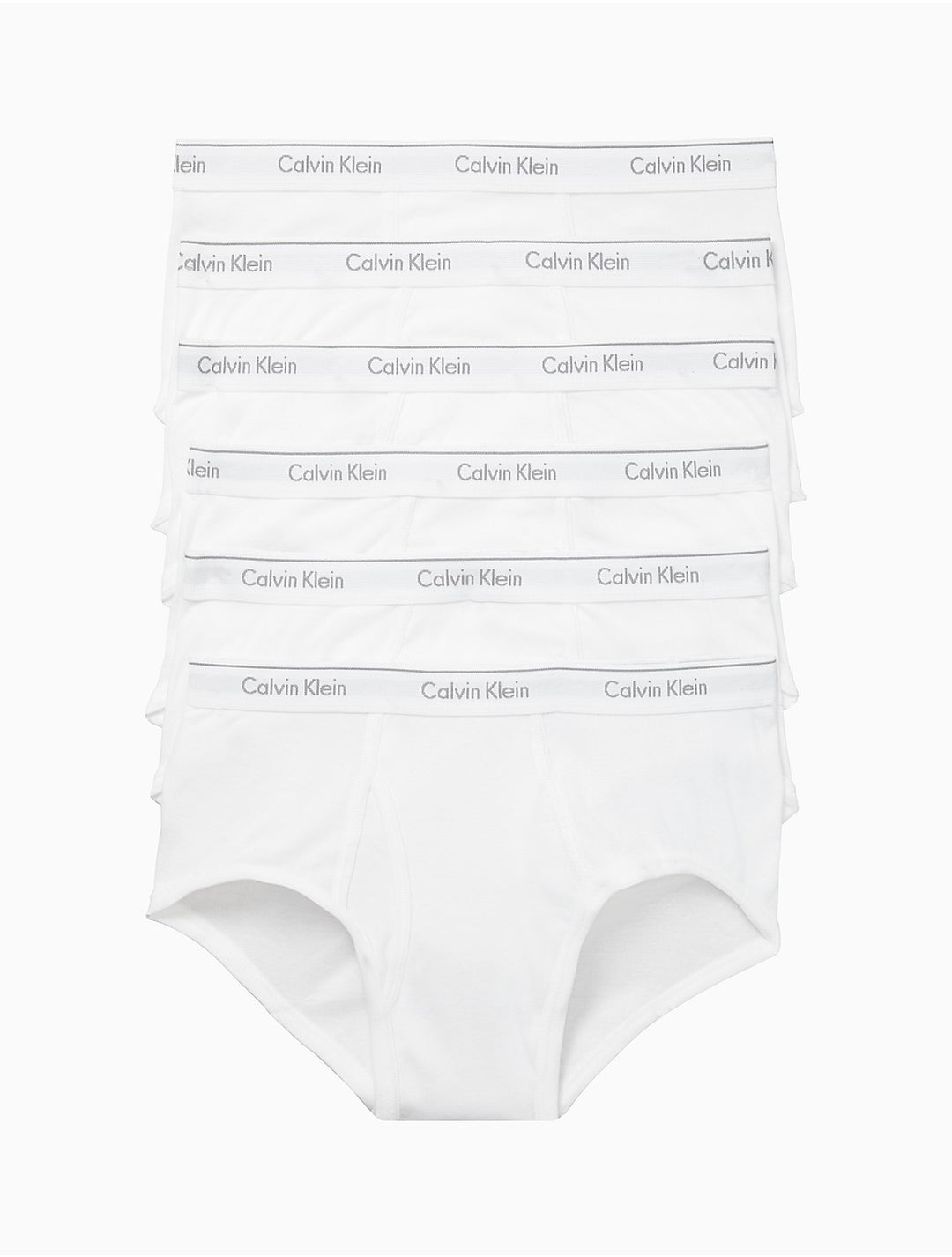 Calvin Klein Men's Cotton Classics Briefs Underwear, 6-Pack MSRP $64.50
