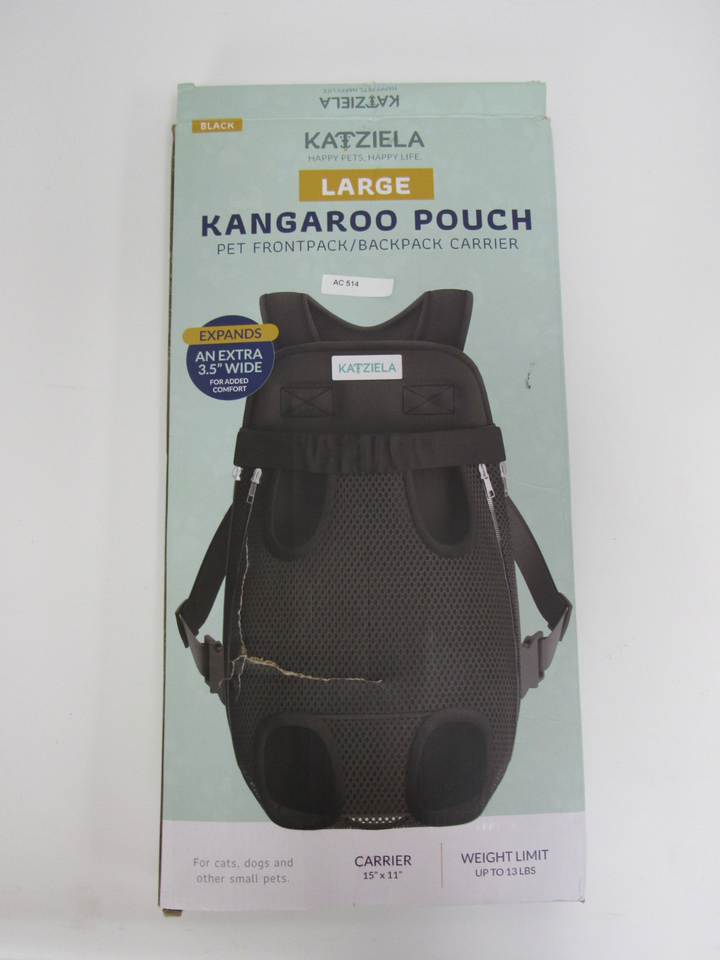 Katziela Kangaroo Pouch Pet Carrier MSRP $32.99