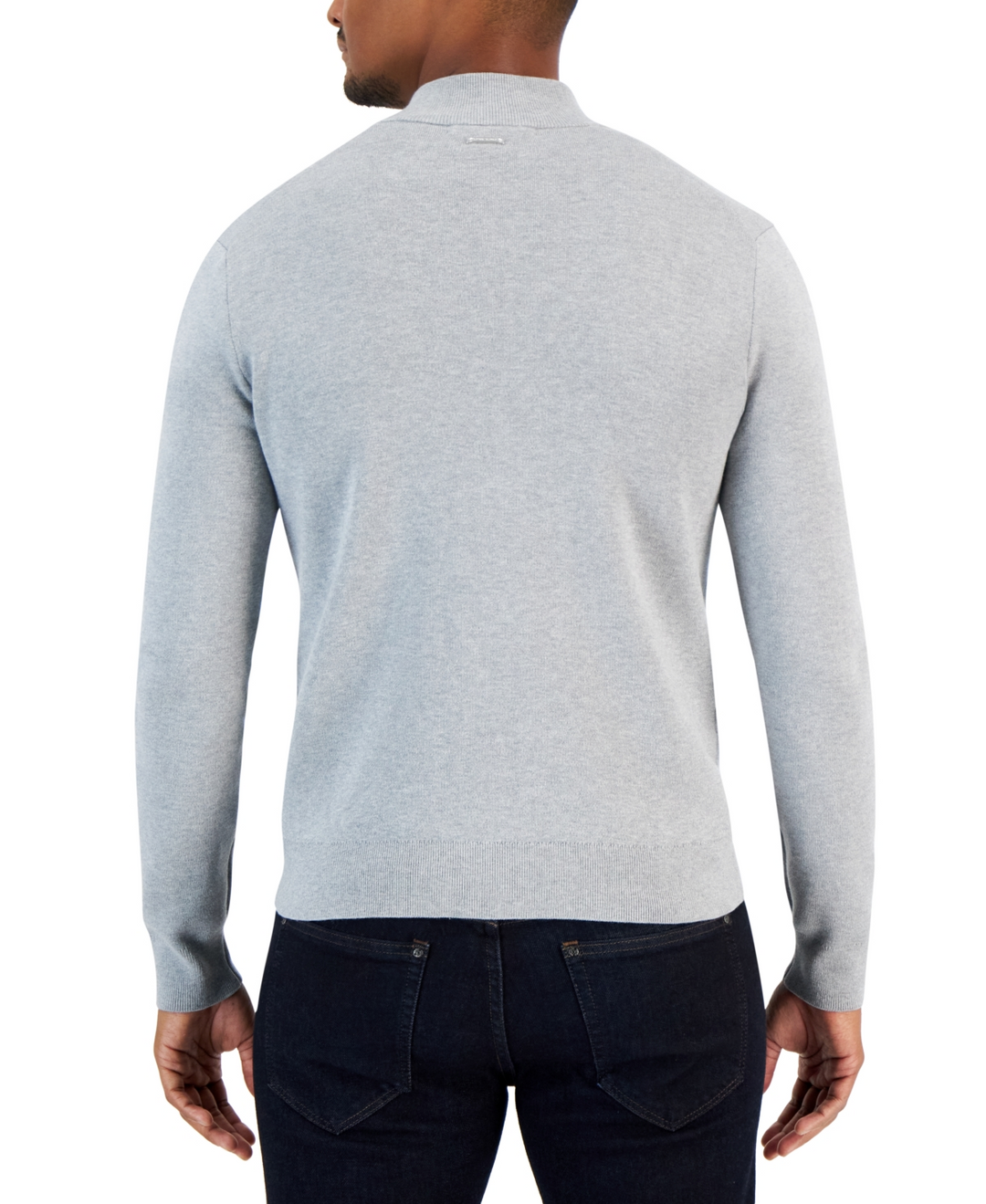 Michael Kors Men's Double Knit Zip-Front Sweater Jacket MSRP $198