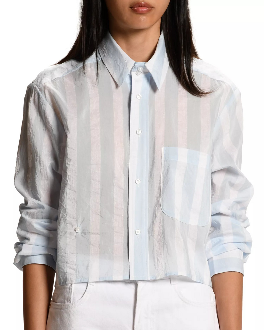 CISSA The Shorty Bedford Stripe Shirt MSRP $318
