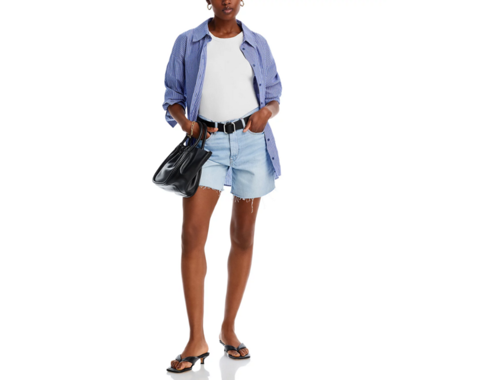 BLANKNYC High Rise Denim Cutoff Shorts MSRP $88