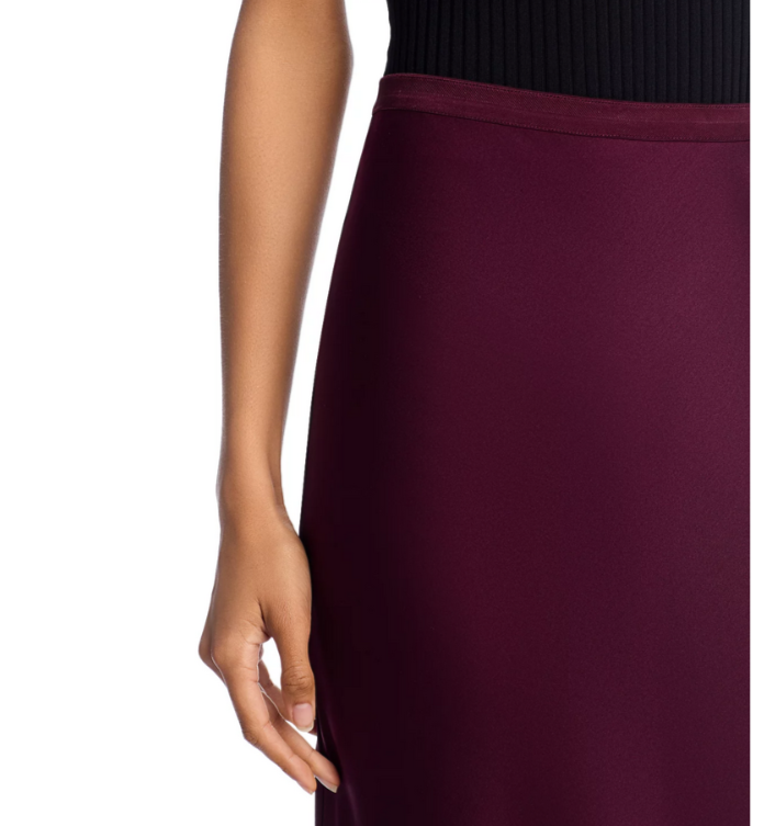 Anine Bing Silk Midi Skirt MSRP $300