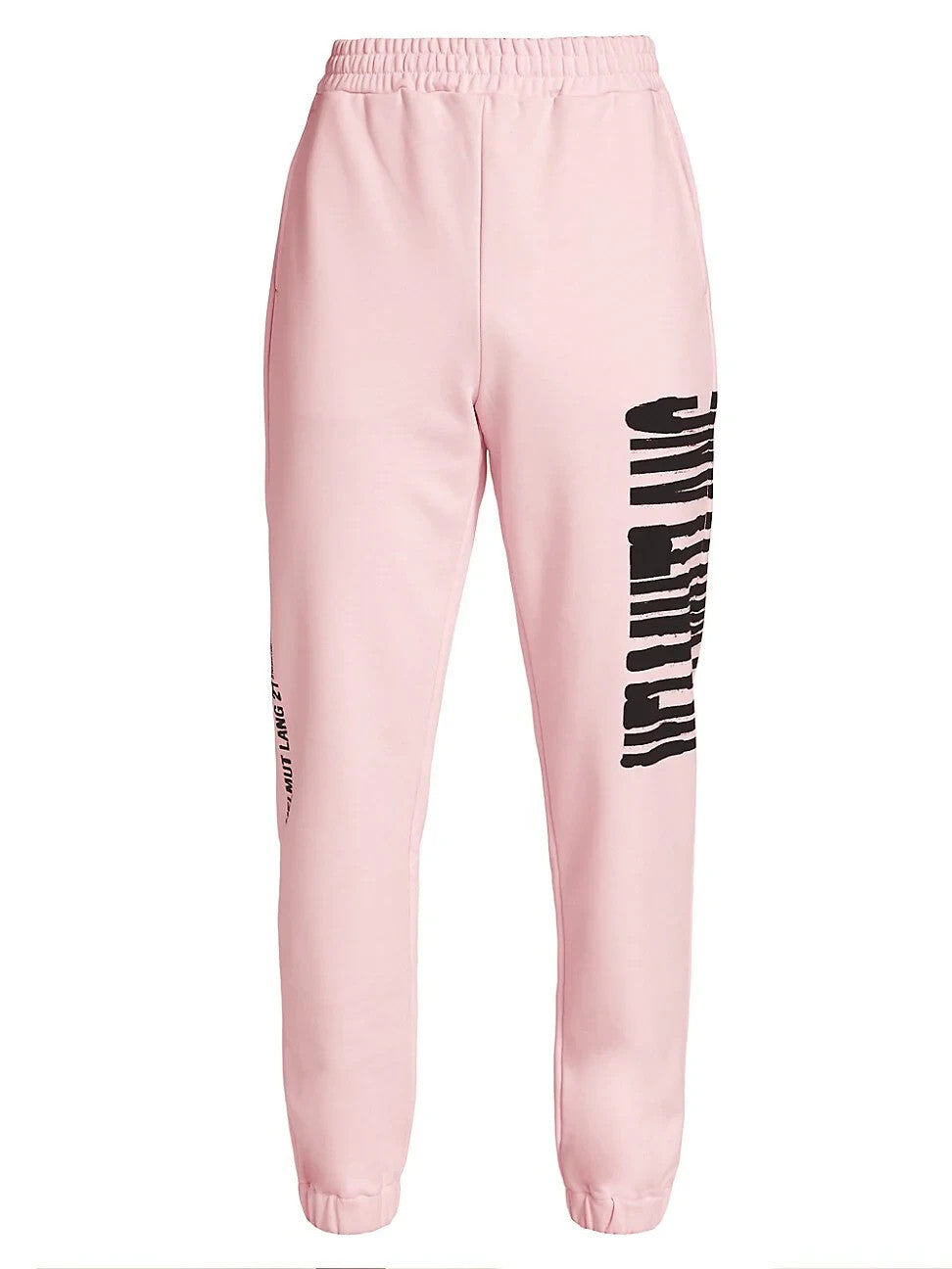 Helmut Lang Stencil Logo Print Jogger Pants MSRP $295