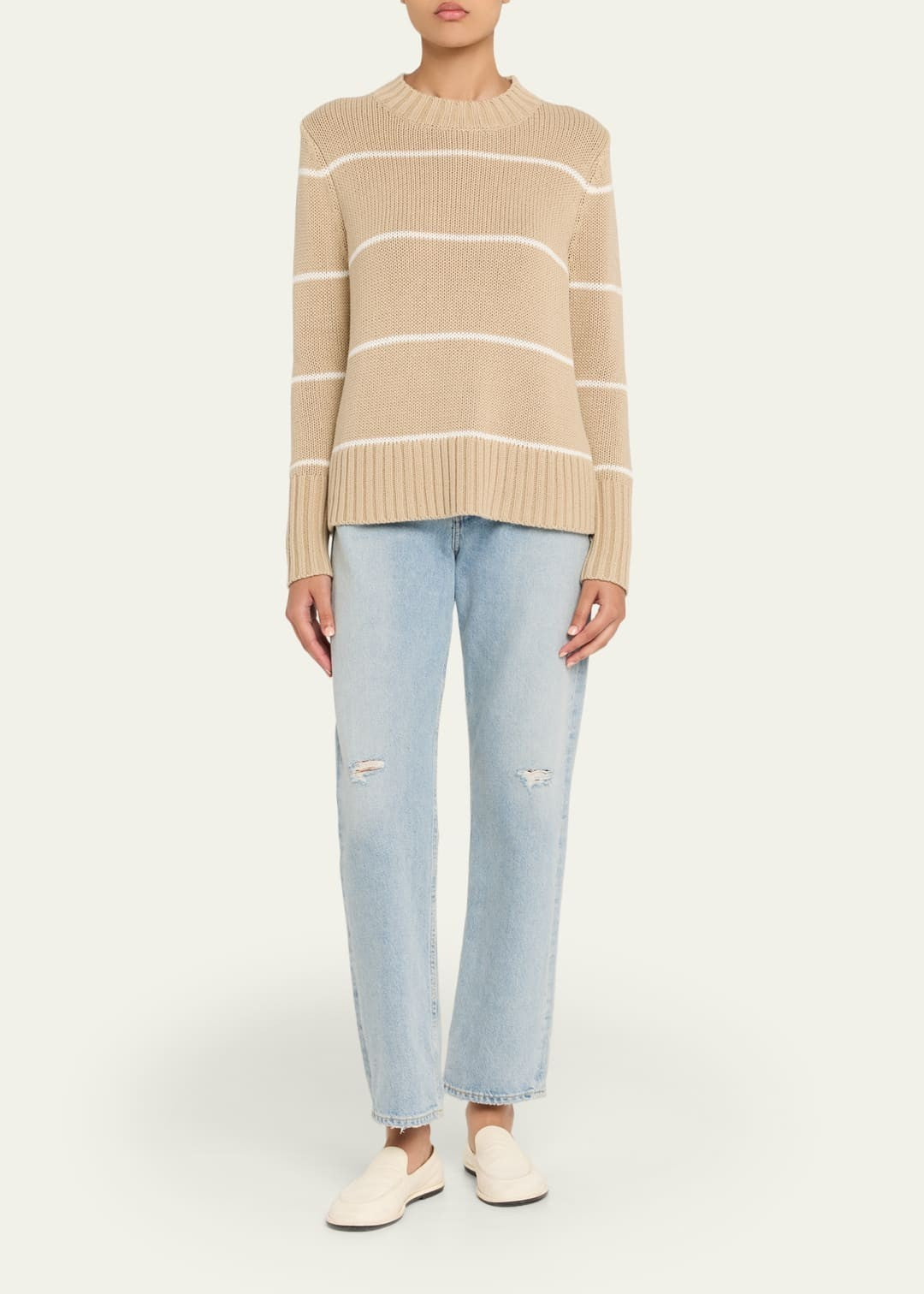 Kule The Tatum Striped Sweater MSRP $258