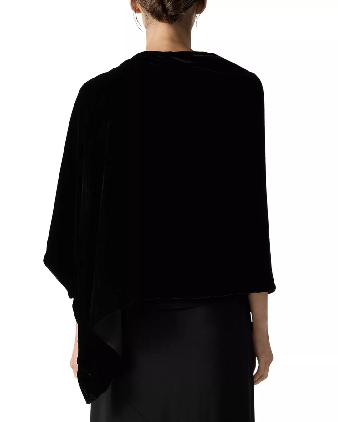 Eileen Fisher Velvet Poncho MSRP $248