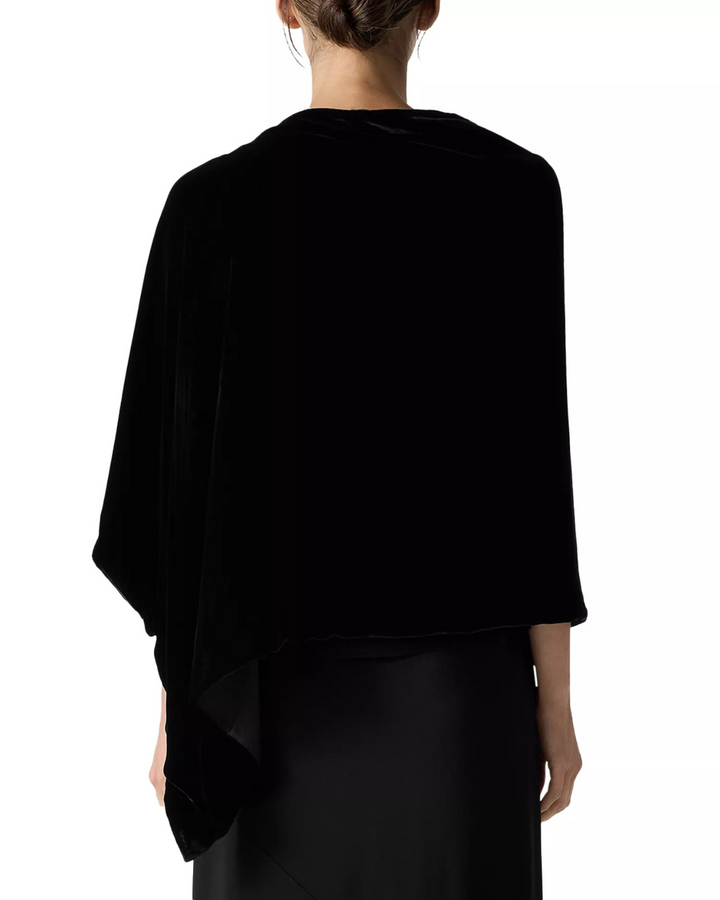 Eileen Fisher Velvet Poncho MSRP $248