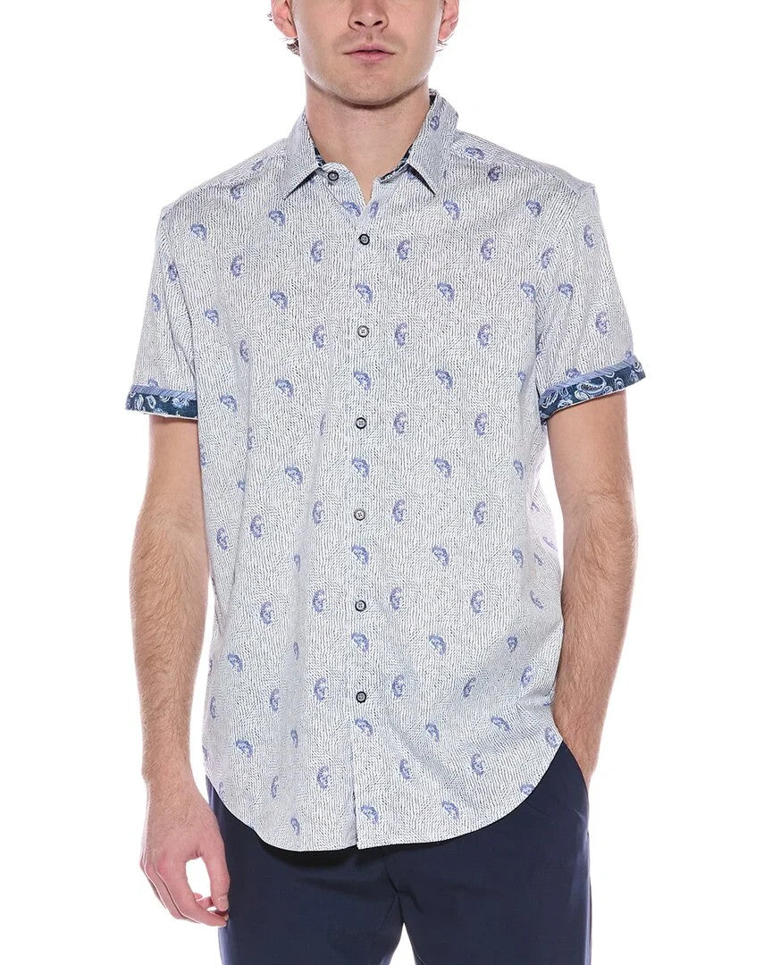 Robert Graham Belmond Classic Fit Shirt MSRP $198