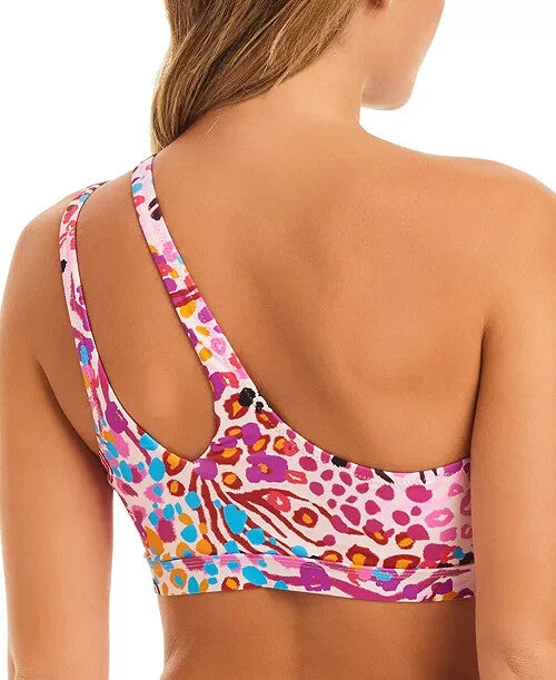 Jessica Simpson Women's One-Shoulder Bikini Top MSRP $56