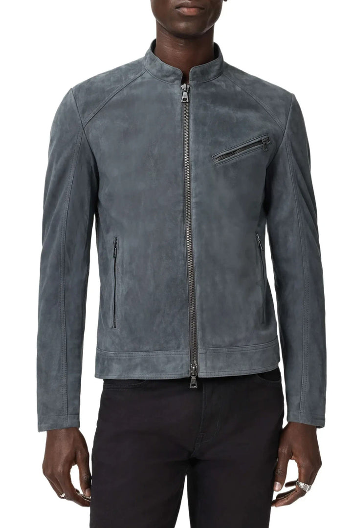 John Varvatos Wren Suede Biker Jacket MSRP $698