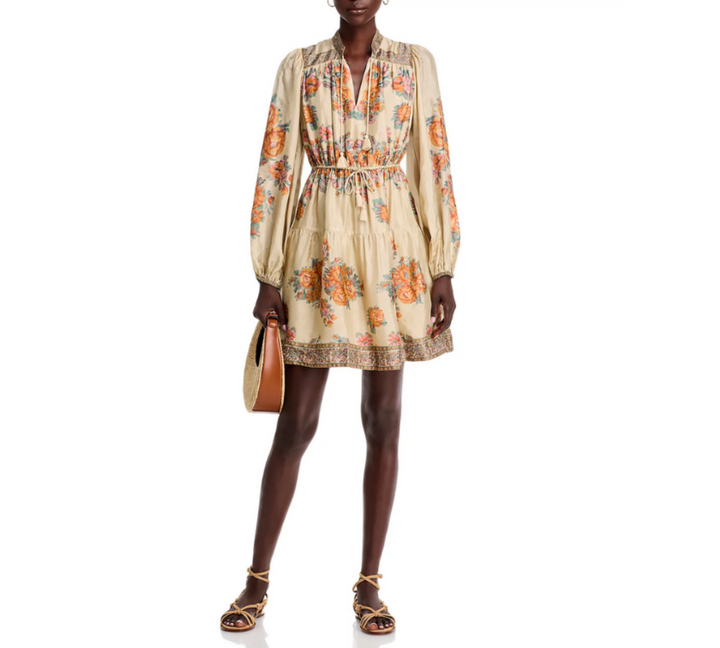 Sea Fiorella Border Print Dress MSRP $375