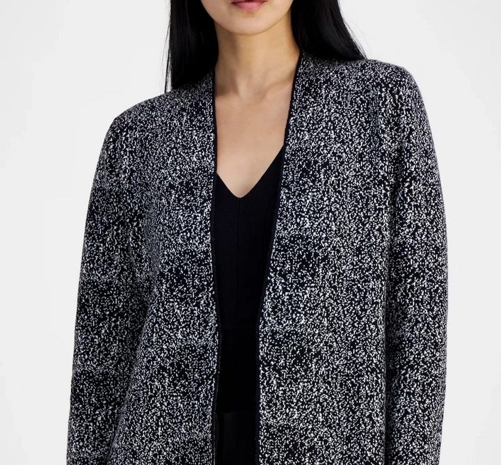 Anne Klein Women's Fitted Open-Front Cardigan MSRP $119